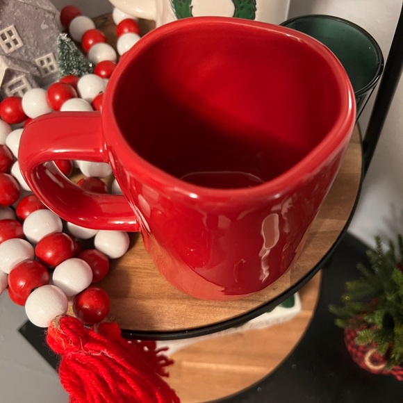Rae Dunn Deck the Halls Red Mug New - Picture 4 of 5